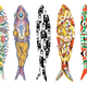 The 2017 winners of Lisbon’s world famous Sardine Festival logo competition, pulled from proposals from 60 countries.